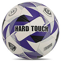 Мяч для футзала PU HYDRO TECHNOLOGY HARD TOUCH FB-5039 цвет белый-фиолетовый un