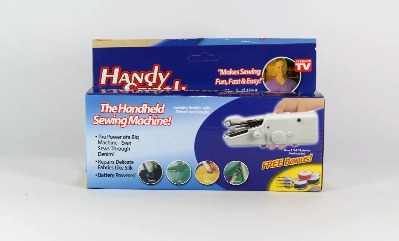 Швейная машинка ручная FHSM MINI SEWING HANDY STITCH | Портативная машинка для шитья FHSM MINI SEWING HANDY - фото 3 - id-p2137713815