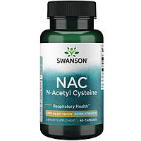 N-ацетил цистеин Swanson N-Acetyl Cysteine (NAC) 1000 mg 60 Veg Caps