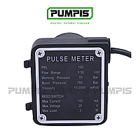 Імпульсний лічильник витрати палива Bre400, для дизельного палива та масла, 2-40 л/хв