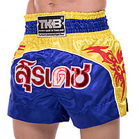 Шорты для тайского бокса и кикбоксинга TOP KING TKTBS-146 размер L цвет синий un