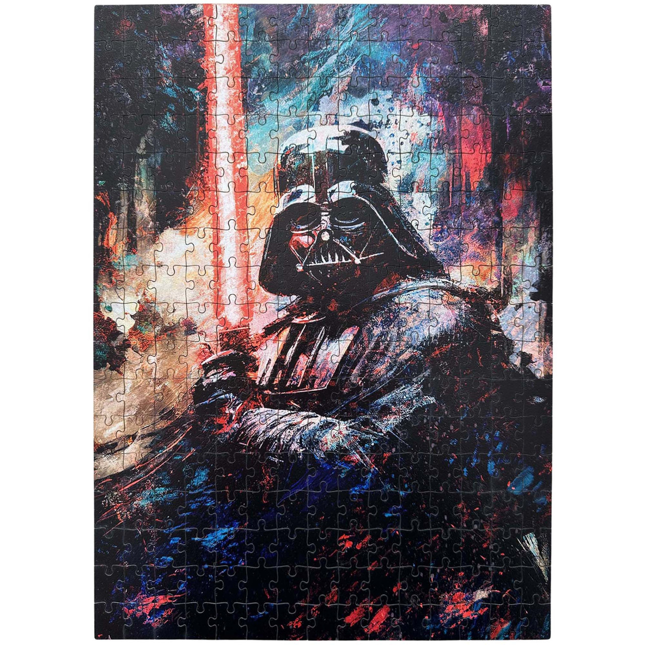 Середній Фігурний Дерев'яний Пазл Дарт Вейдер з мечем L, фото 1