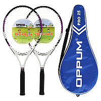 Набор ракеток для большого тенниса OPPUM BT-8997-25 цвет фиолетовый un