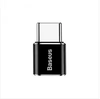 OTG адаптер Baseus Micro USB to Type-C, F/M, 2,4А, black