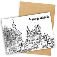 Открытка с конвертом Ivano-Frankivsk