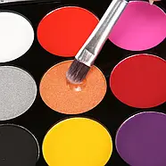 Poetry Shadow - 15 кольорів, 40 трафаретів, 2 пензлики - Аквагрим професійний: арт. FC1502-S, фото 10