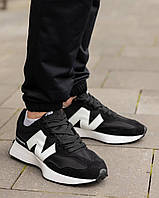 Мужские кроссовки New Balance 327 Black White кроссовки нью беленс белые обувь нью баланс стильные кроссы