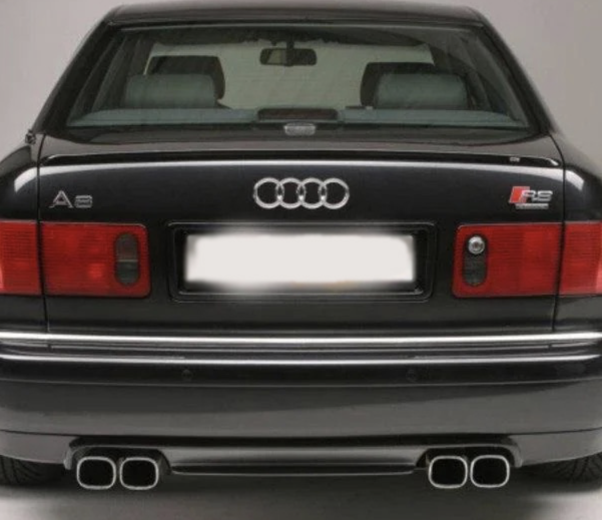 Ліп спойлер на Ауді А8 Д2 (Audi А8 D2), накладка на кришку багажника