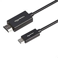 Кабель-переходник USB-C - HDMI Amazon Basics совместим с Thunderbolt 3, 4K при 60 Гц, 1.8 м