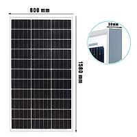 Солнечная панель 36V 200W 158*80*3 | Фотоэлектрическая панель для дома