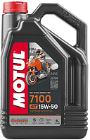 Моторна олива Motul 7100 4T, 15W50 4 л (104299)(7547856931756)