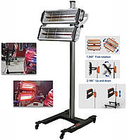 Пересувна інфрачервона короткохвильова лампа сушка для автосервісу Profter LE-2000S (2 кВт)