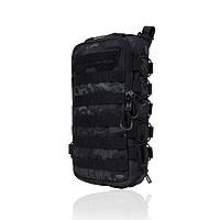 Рюкзак на 10 л Кріплення MOLLE Мультикам чорний