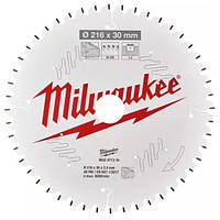Пильный диск Milwaukee PFTE 216х30х2.4мм 48 зубьев (4932471316)(5256064191756)