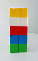 Кубики пластмассовые "Радуга 1" 10 шт. 1684 В пакете Технокомп