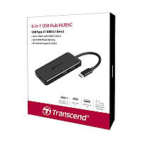 Хаб Transcend USB 3.1 Type-C > 2xUSB 3.1 Type-A/2xType-C/microSD/SD, пасивний