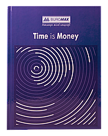 Книга канцелярська TIME IS MONEY А4 96арк тверда обкл., клітинка BM.2400-102