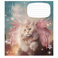 Зошит учнівський "Fairy cats" 012-3316K-1 в клітку, 12 аркушів sm