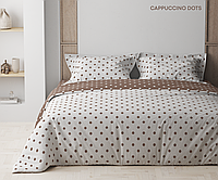 Комплект постельного белья ТЕП "Happy Sleep" Cappuccino Dots, 50x70 евро Chinazes Это Просто