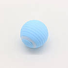 Інтерактивна іграшка для котів 4,3см PetGravity, від USB, Блакитний / Смарт м'ячик з підсвічуванням для домашніх тварин, фото 4