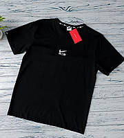 Футболка Nike мужская черная спортивная футболка Найк Турция bhs