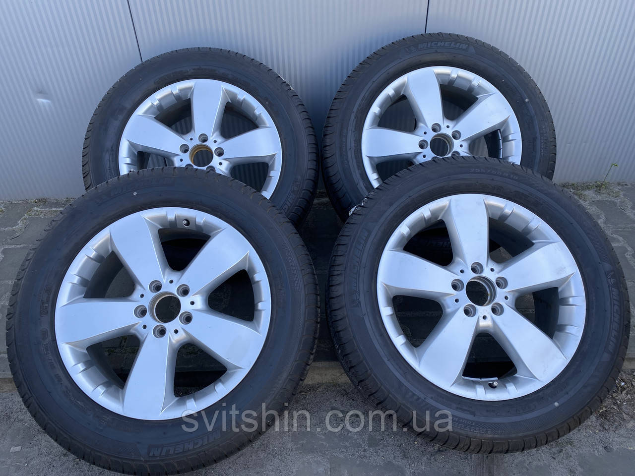 Літній Комплект 5/112R18 8J ET60 Mercedes-Benz ML + 255/55R18 Michelin