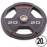 Блины (диски) полиуретановые LIFE FITNESS SC-80154-20 51мм 20кг черный un