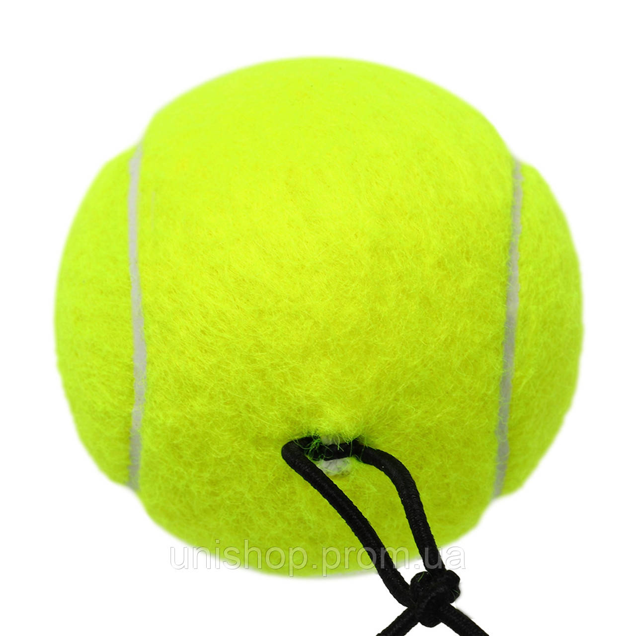 Тренажер для большого тенниса - мяч на резинке с утяжелителем TELOON TENNIS TRAINER T818C салатовый un - фото 5 - id-p2198963571