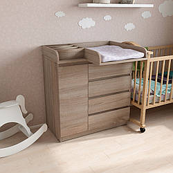 Пеленальний комод 4+1 Лайт з оргонайзером Дуб сонома трюфель