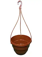 Підвісний горщик з гачком для квітів  3,7 л Ø 23 см *теракот*