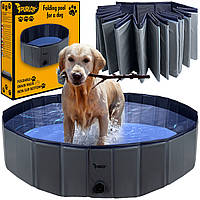 Басейн для собак 120 х 30 см Purlov 23831 - Складний басейн для тварин