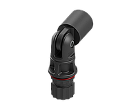 Тентовое карданное соединение для монтажа трубных конструкций Ø 22 мм, FASTen borika (Фастен борика), черный