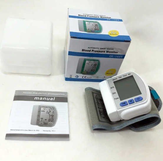 Компактный качественный портативный простой тонометр прибор для измерения артериального давления - фото 8 - id-p2198979510