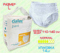 Dailee Pant Premium Підгузки-труси д/дорослих Normal Large14шт