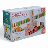 Интерактивная игрушка "Домино-поезд", свет, звук (розовый) Toys Shop