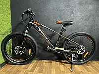 Гірський дитячий бюджетний велосипед Viper Nevada 24" D міцна сталева рама 12" дискові гальма
