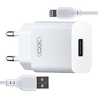 СЗУ XO L99 (EU) 2.4A Home charger with Lightning cable (NB103) White