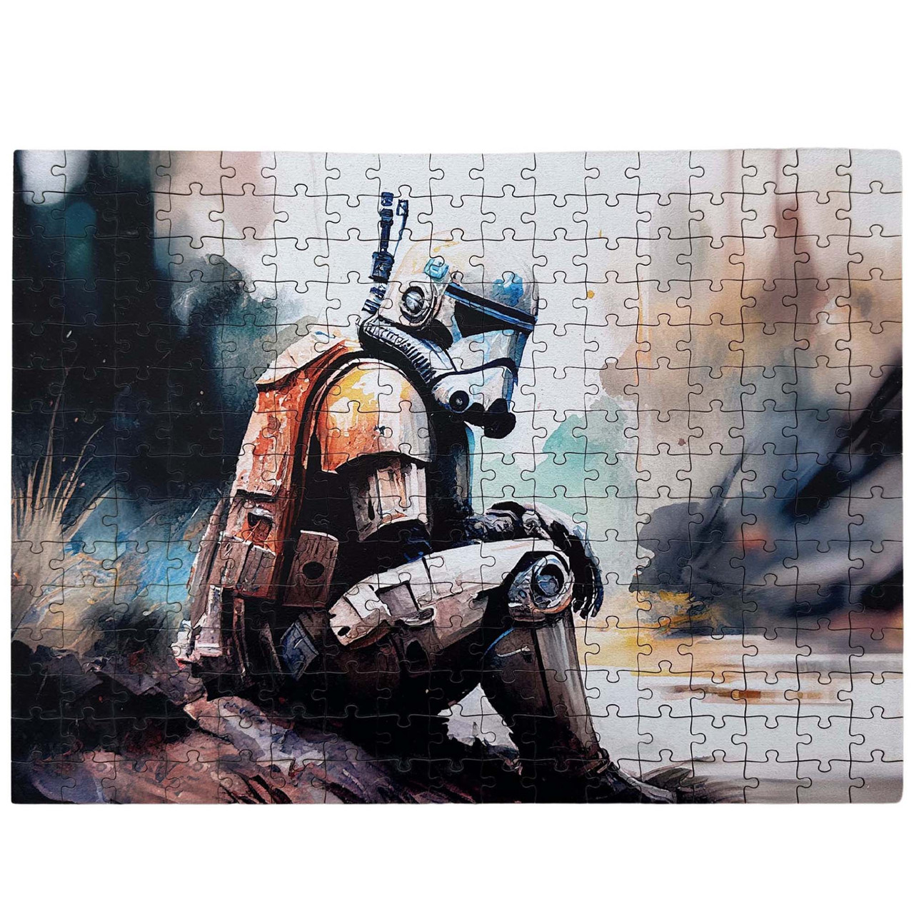 Середній Фігурний Дерев'яний Пазл Штурмовик Галактики L, фото 1