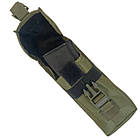 Підсумок на два магазини АК закритий подвійний колір Олива на фастексі, фото 3