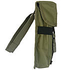 Підсумок на два магазини АК закритий подвійний колір Олива на фастексі, фото 2