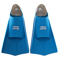 Ласты тренировочные с закрытой пяткой Fins Training MadWave M074710 размер 33-34 цвет синий un