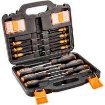 04-209 Викрутки Neo Tools набір 30шт, 16 біт, SL,PH,PZ,Torx,H, сталь S2, кейс