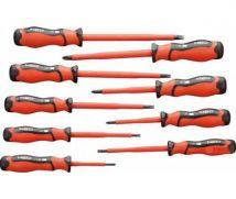 04-143 Викрутки Neo Tools набір 9шт, діелектрична, SL,PH, сталь S2