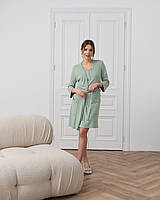 Комплект пижама с халатом бамбук размер S, M, L, XL