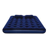 Матрас надувной BestWay Pavillo велюр Синій 152 х 203 х 22 см (67374), фото 3