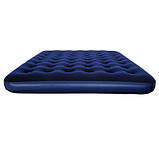 Матрас надувной BestWay Pavillo велюр Синій 152 х 203 х 22 см (67374), фото 4