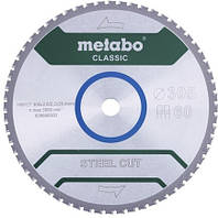 Пильный диск Metabo Steel cut Classic HW/CT 355х3.0/2.5x25.4, Z72 FZFA/FZFA 4 град. (628669000)(5312331291756)