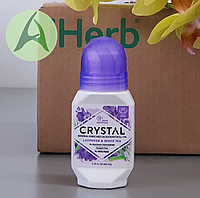 Crystal Body Deodorant, шариковый дезодорант с лавандой и белым чаем, 66 мл