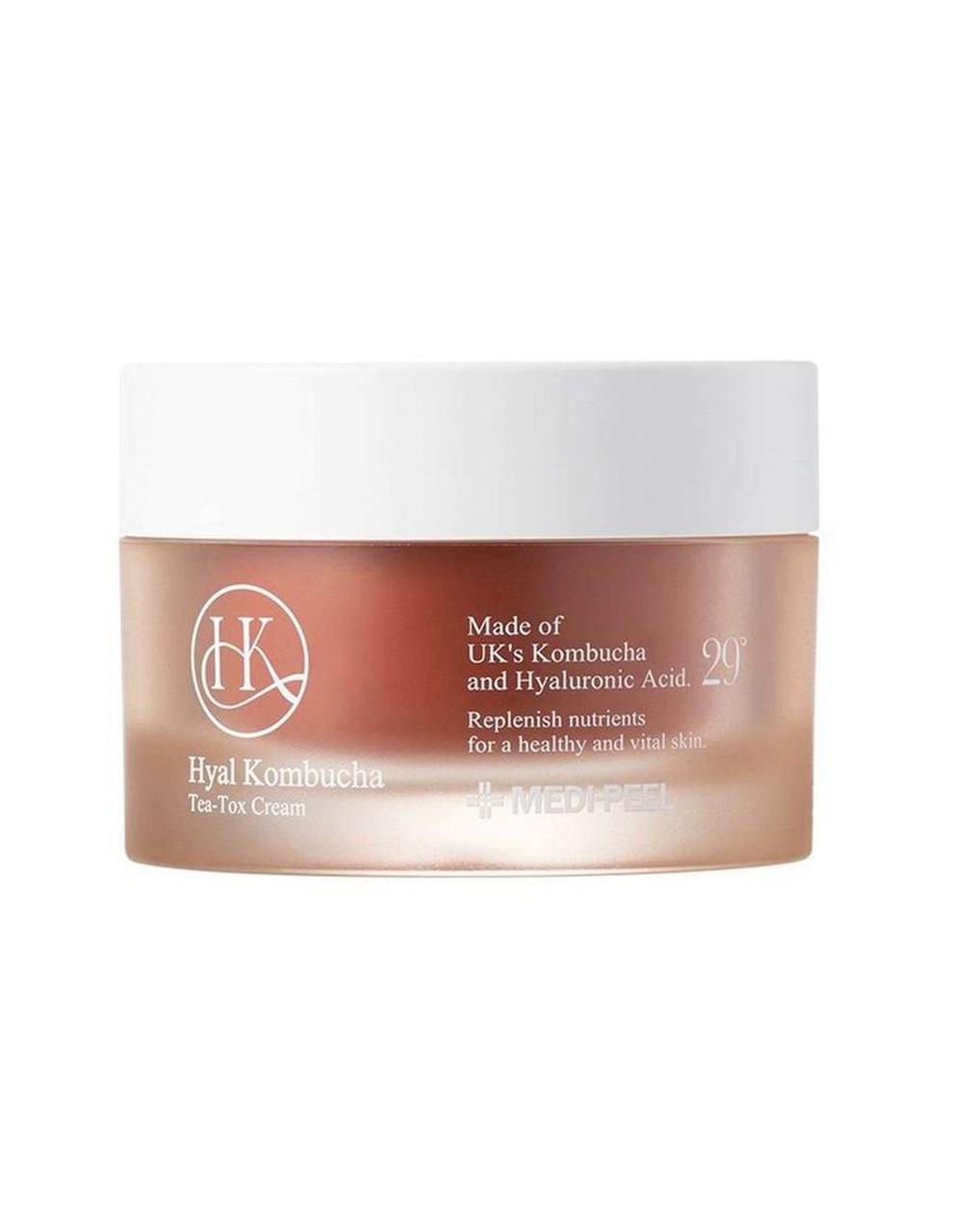 Зволожувальний крем-гель для обличчя з комбучею Medi-peel Hyal Kombucha Tea-Tox Cream, 50 мл (8809409346489)