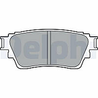 Комплект тормозных колодок, дисковый тормоз DELPHI LP3408(807771076756)